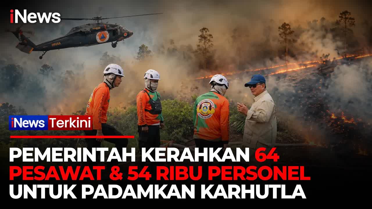 Operasi Pemadaman Karhutla dan Kunjungan PM Malaysia