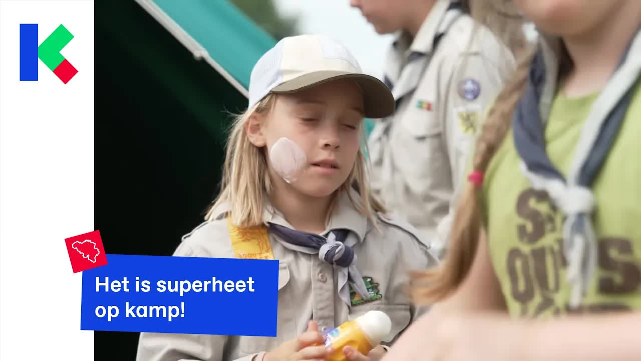 Omgaan met hitte op zomerkamp