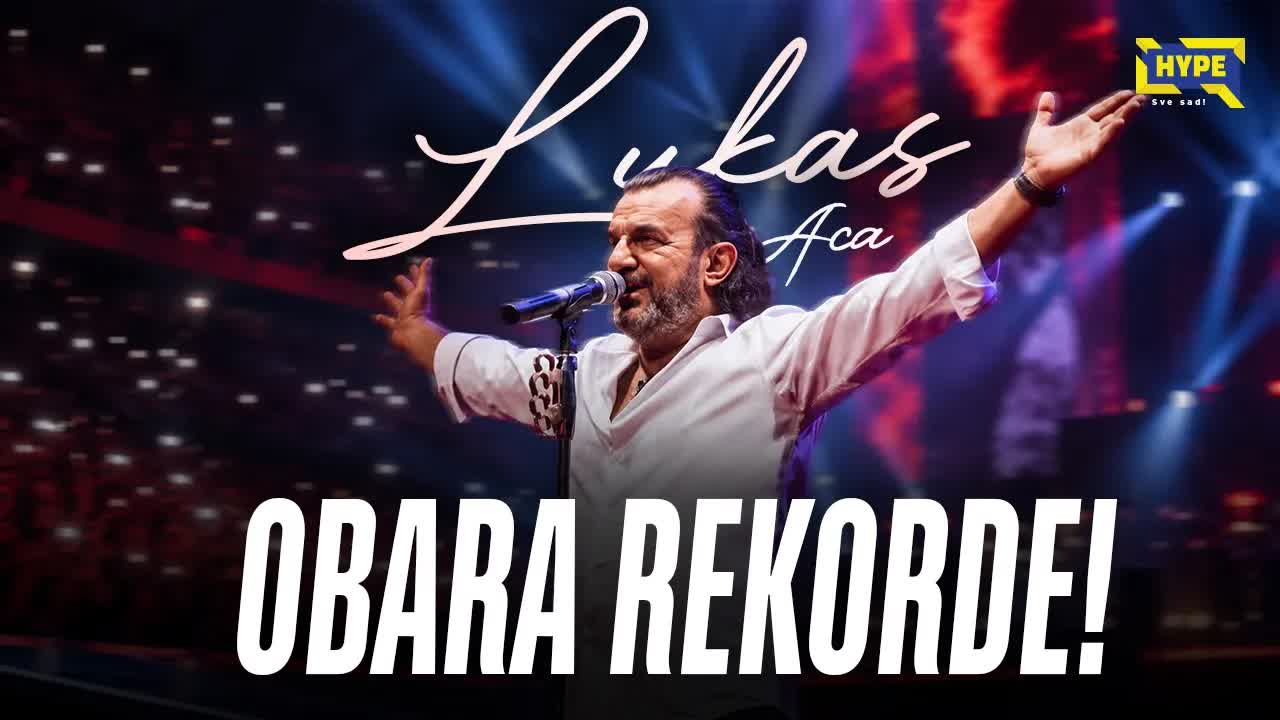 Aca Lukas obara rekorde u Zagrebu