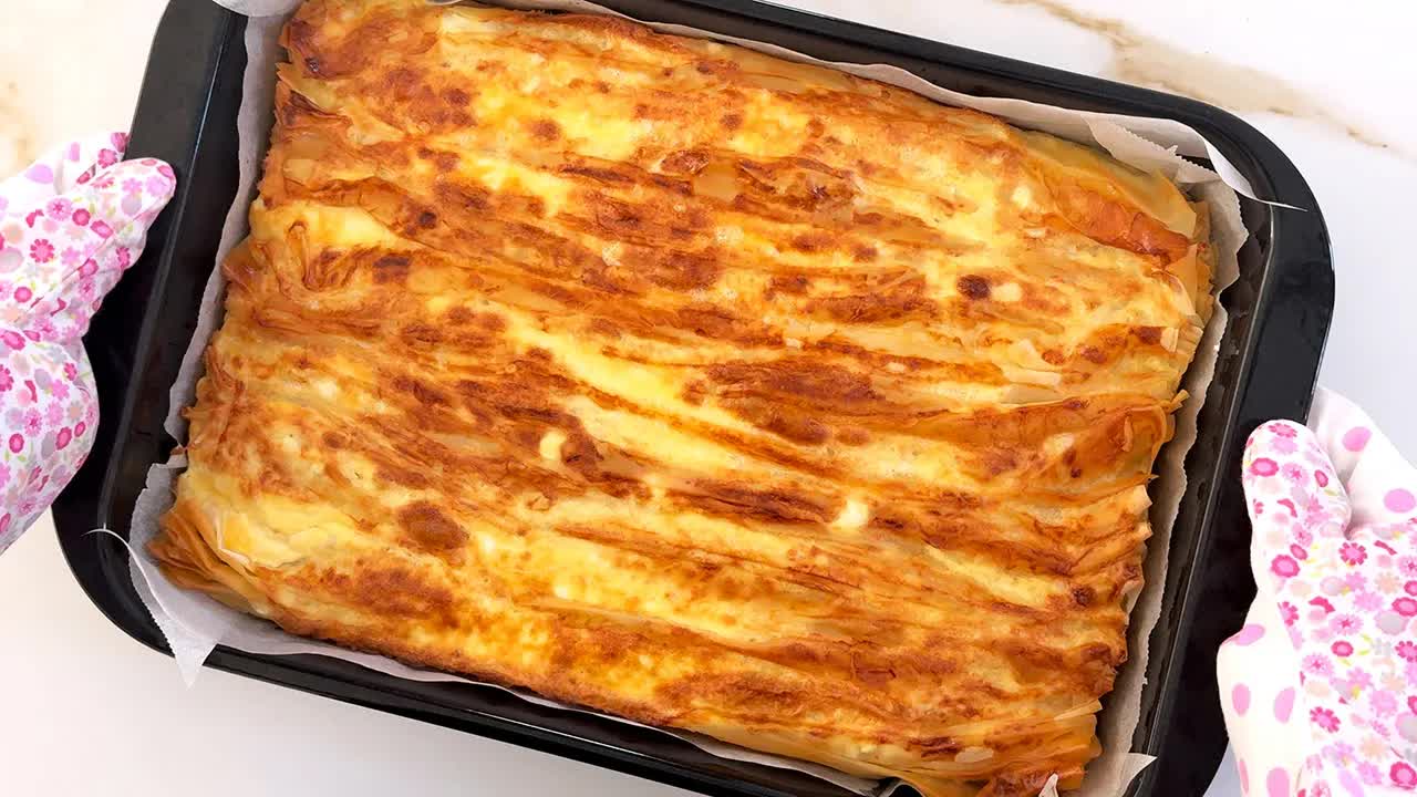 Домашна баница хармоника с готови кори