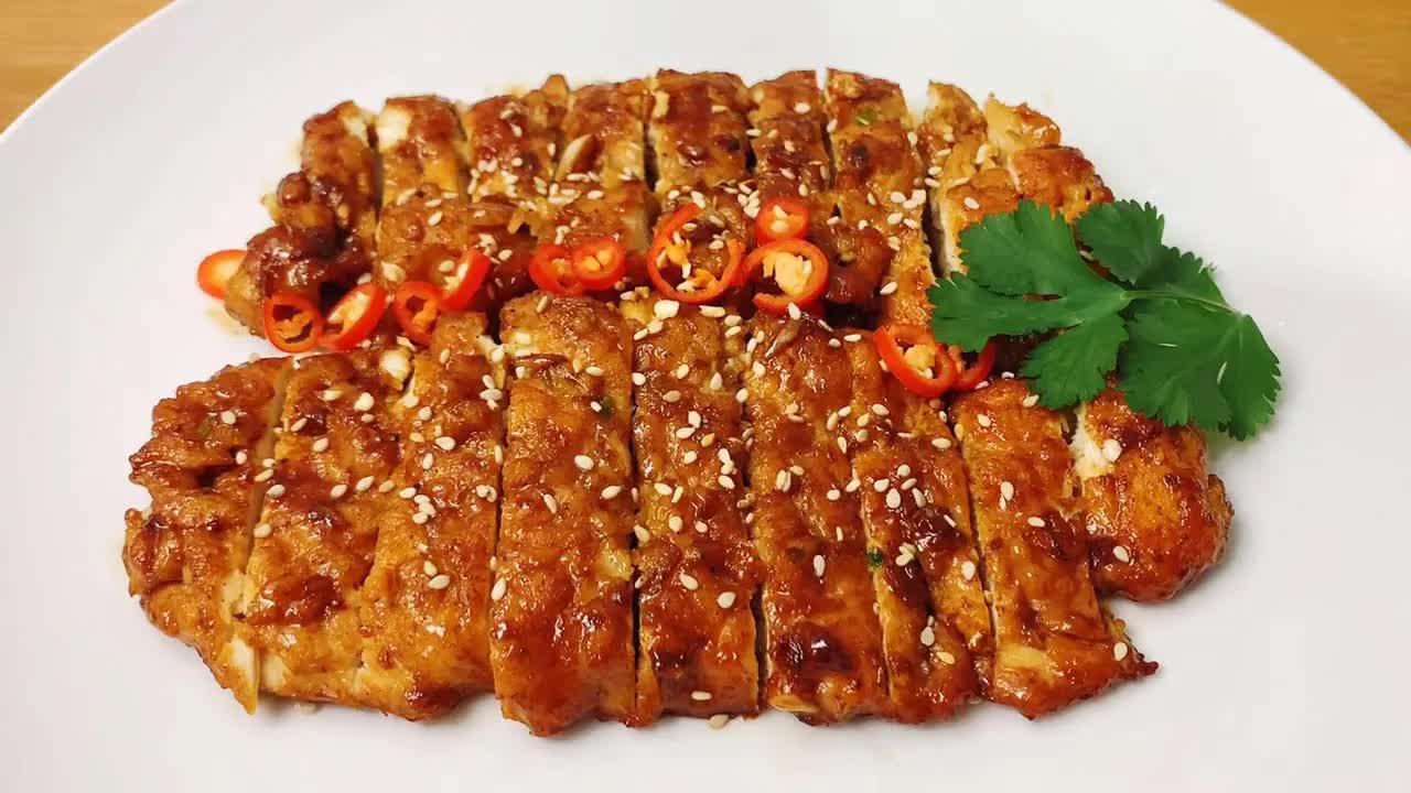 超子教你香煎鸡胸肉做法