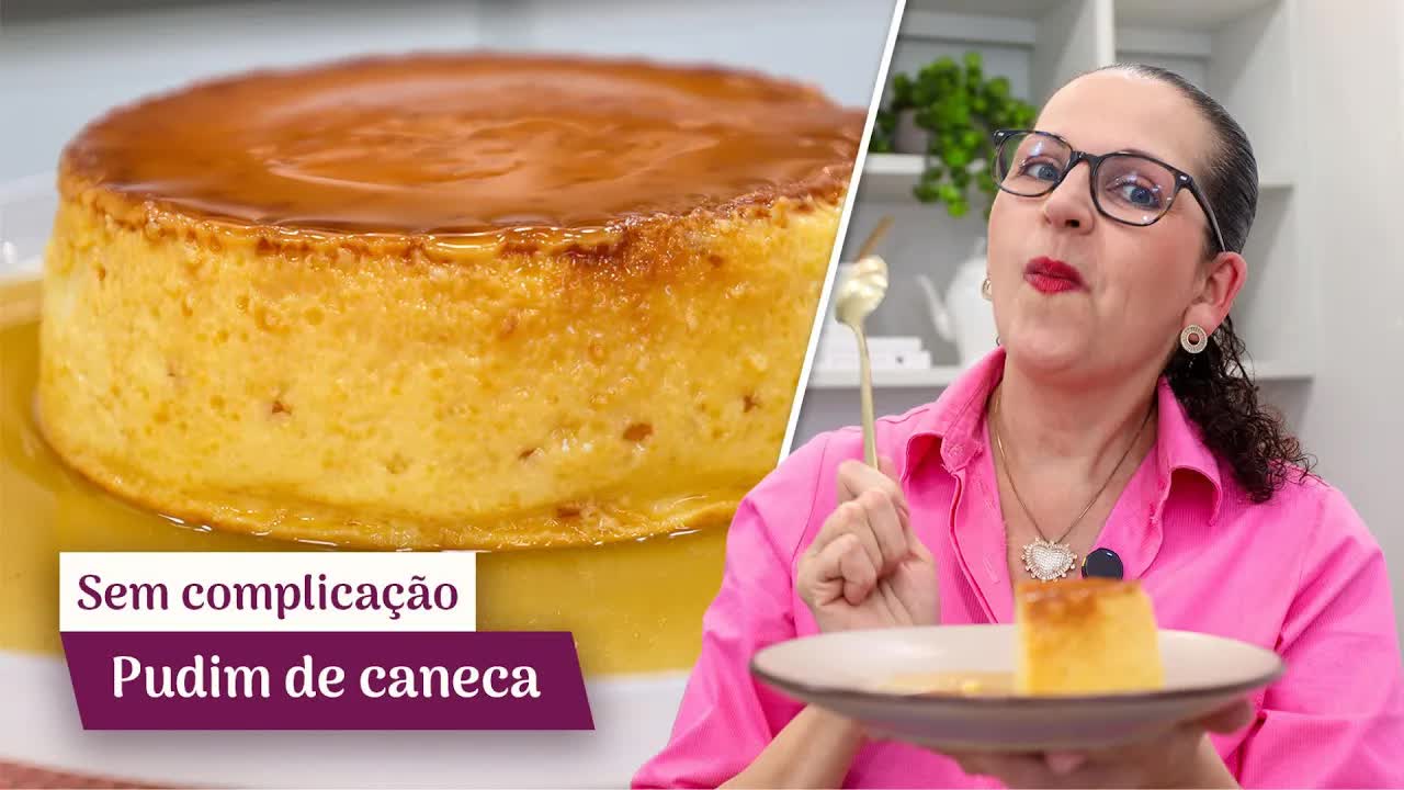 Pudim na Caneca sem Forno