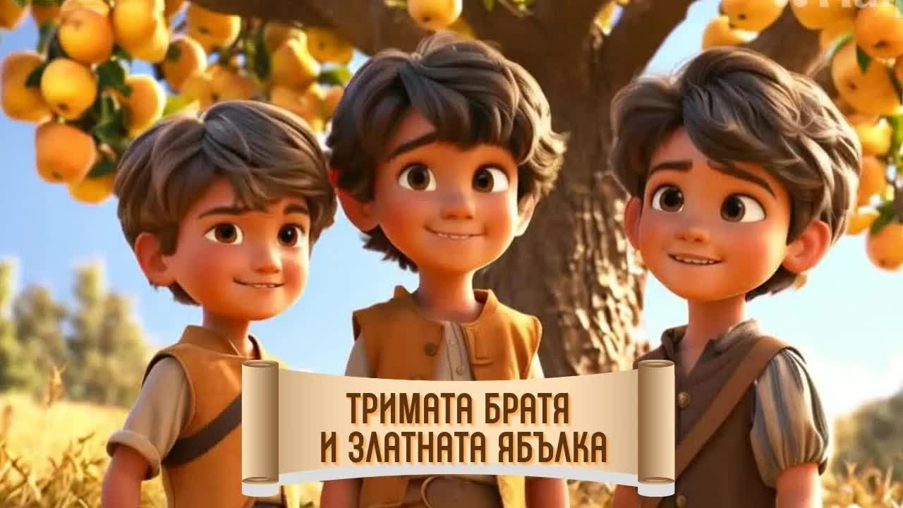 Тримата братя и златната ябълка: Българска приказка
