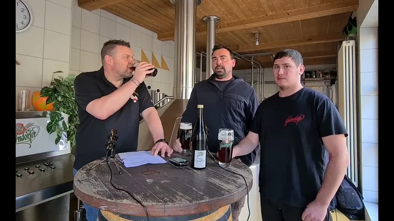 Besuch bei der Brauerei Will in Schederndorf
