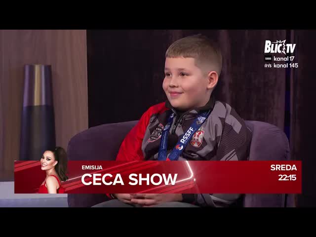Ceca ugostila dečaka Bogdana u svom šou