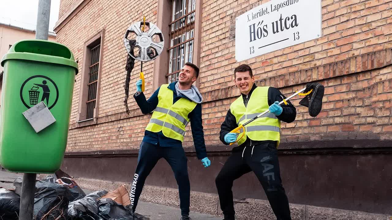Kitakarítottuk a Hős utcát!
