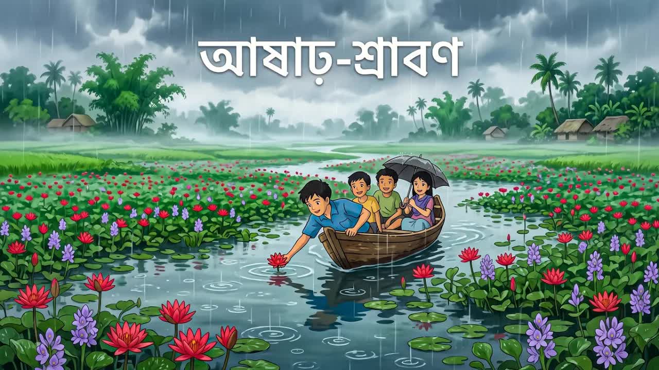 বর্ষায় শৈশবের স্মৃতি
