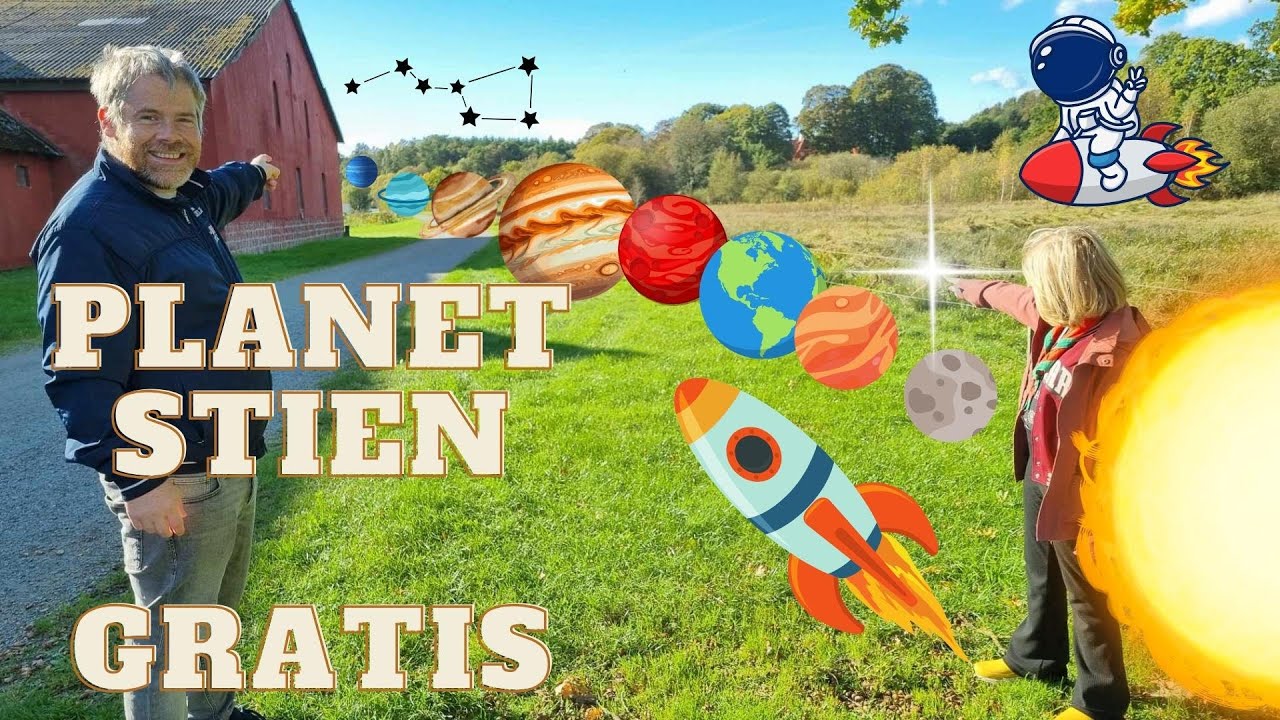Besøg Planetstien i Vejle med QR-koder
