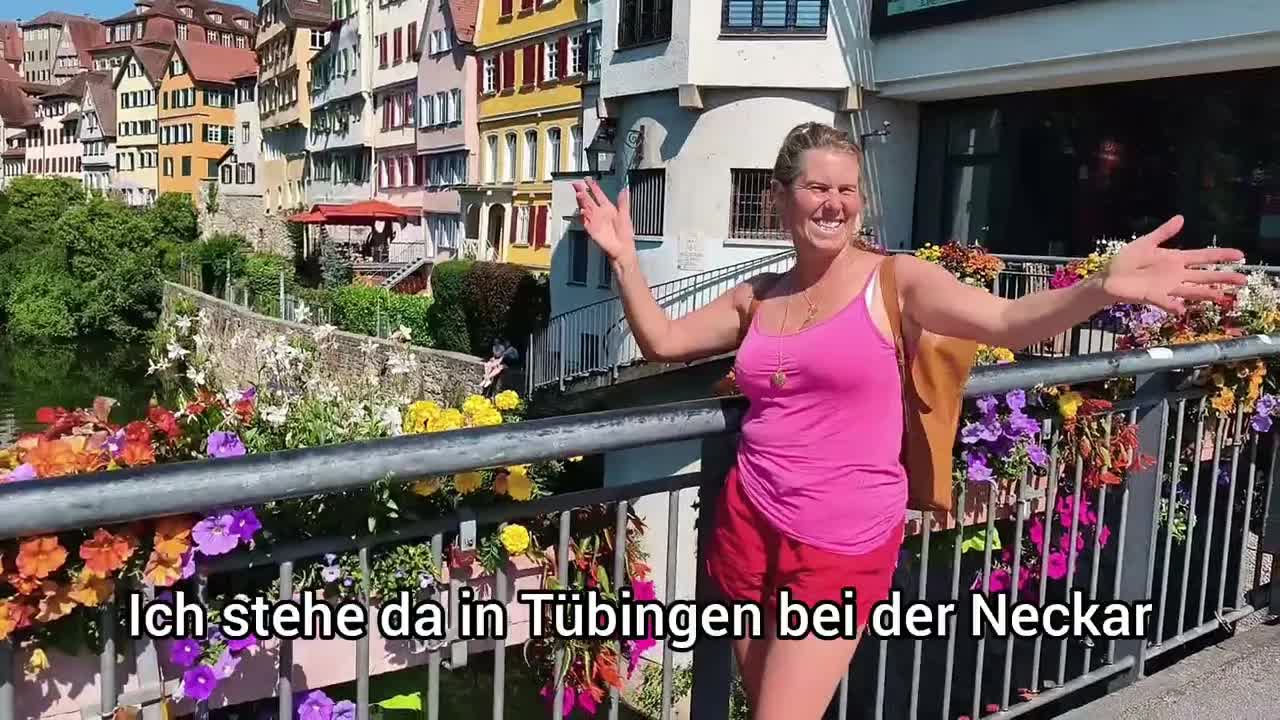 Spaziergang durch Tübingen am Neckar