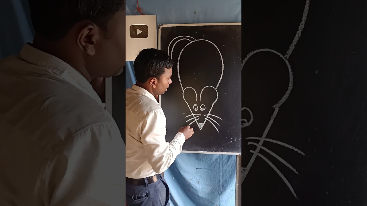 বাচ্চাদের জন্য সহজ ইঁদুর আঁকার টিউটোরিয়াল