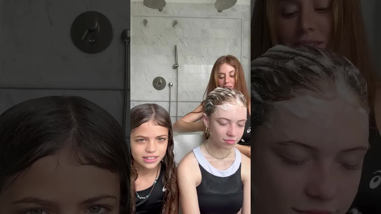 Dia de spa capilar com minhas sobrinhas