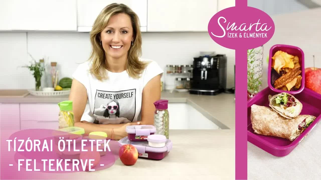 Tízórai ötletek tortillával vissza a suliba