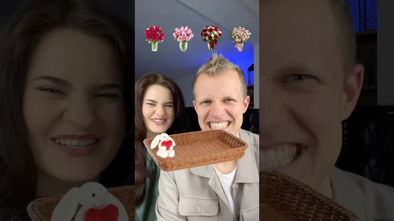 Přítel hádá, co bych si vybrala v obchodě