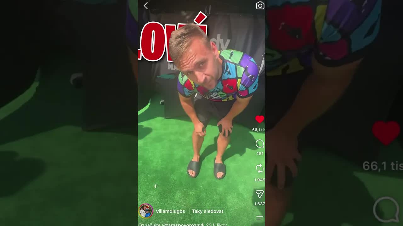 Fotbalová výzva proti fanouškovi za lajky