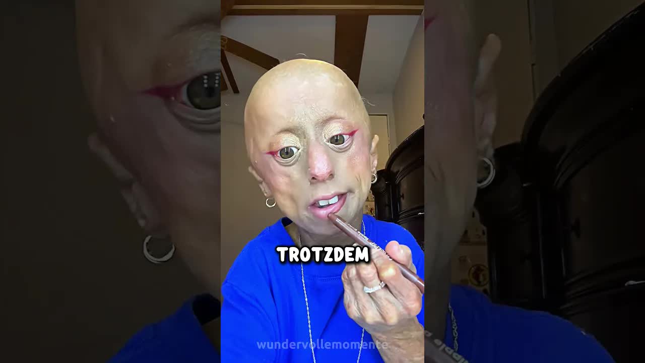 Mädchen überwindet Hass mit Schönheit