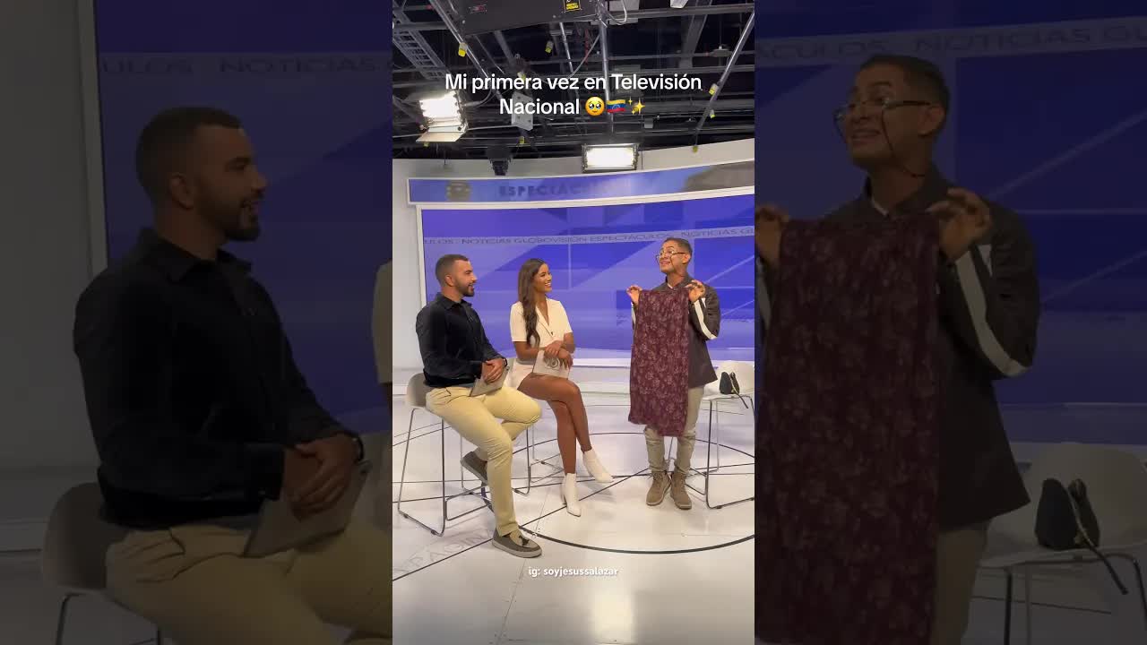 Emoción de una madre en la televisión nacional