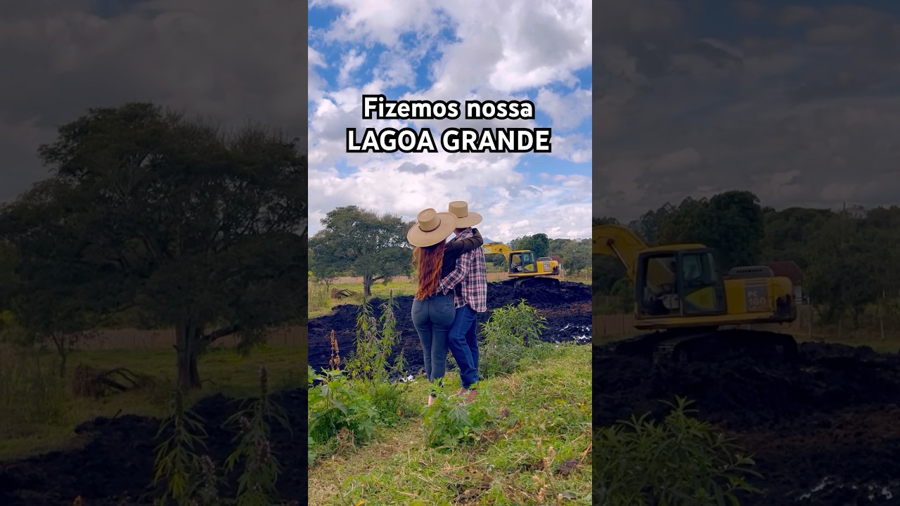 Realizando o sonho de construir uma lagoa no sítio