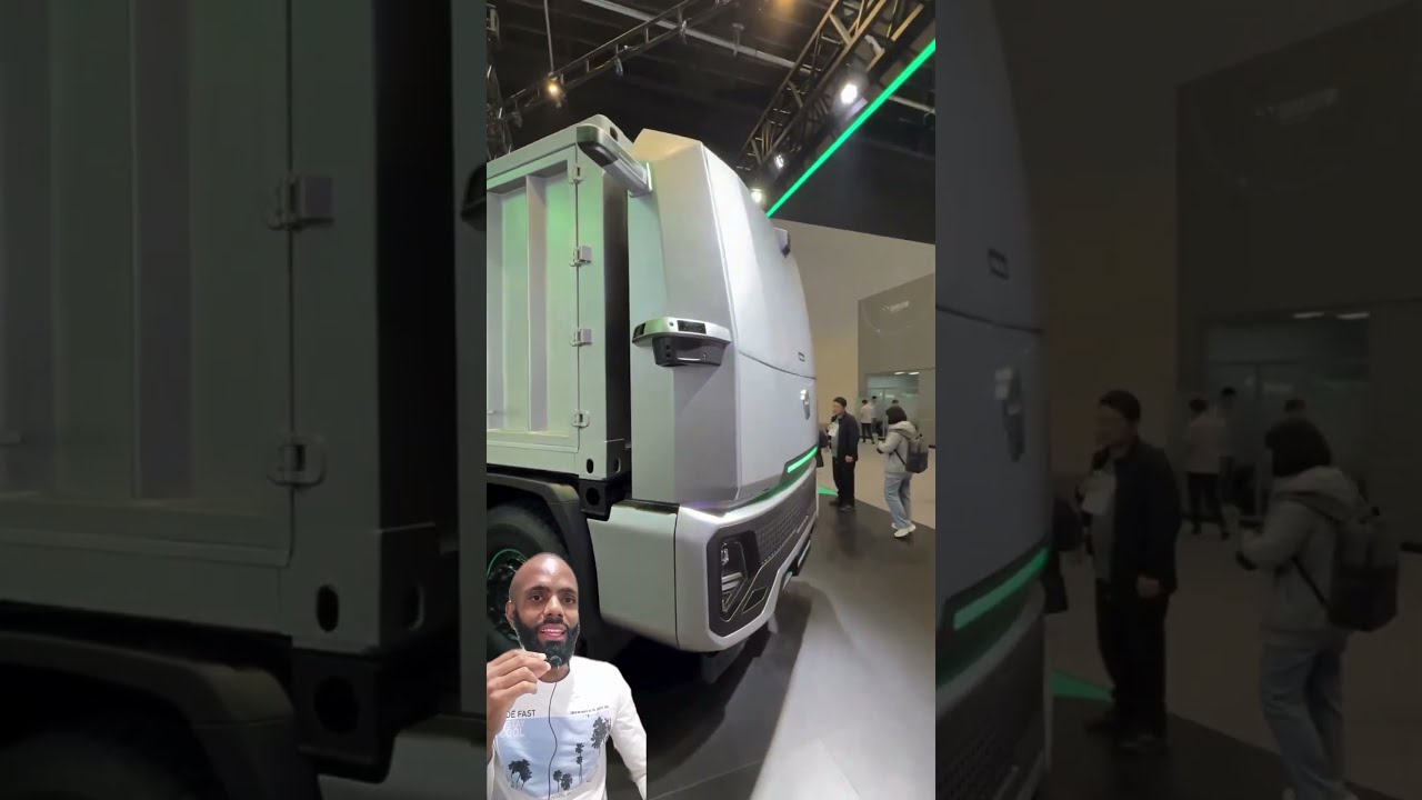 China presenta camiones autónomos sin cabina