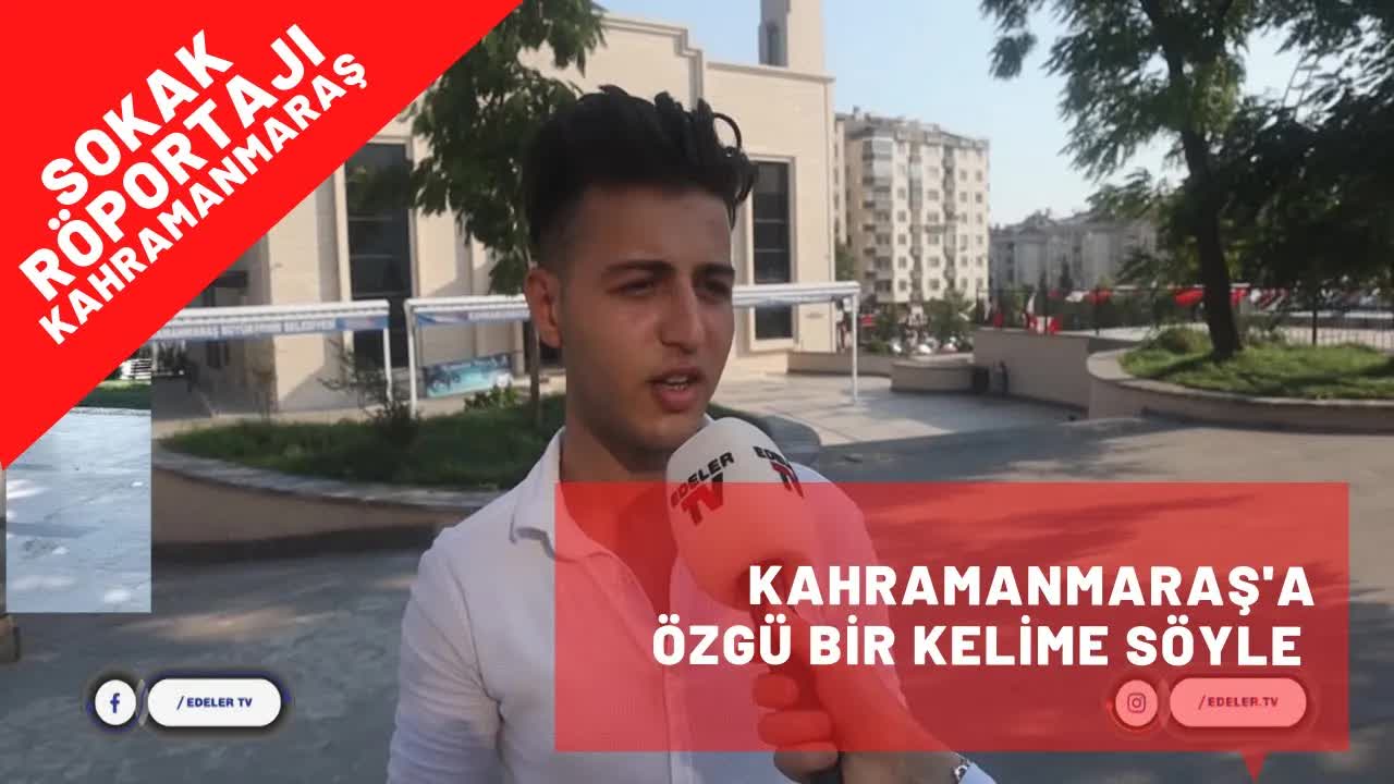 Kahramanmaraş'a Özgü Kelimeler Sokak Röportajı