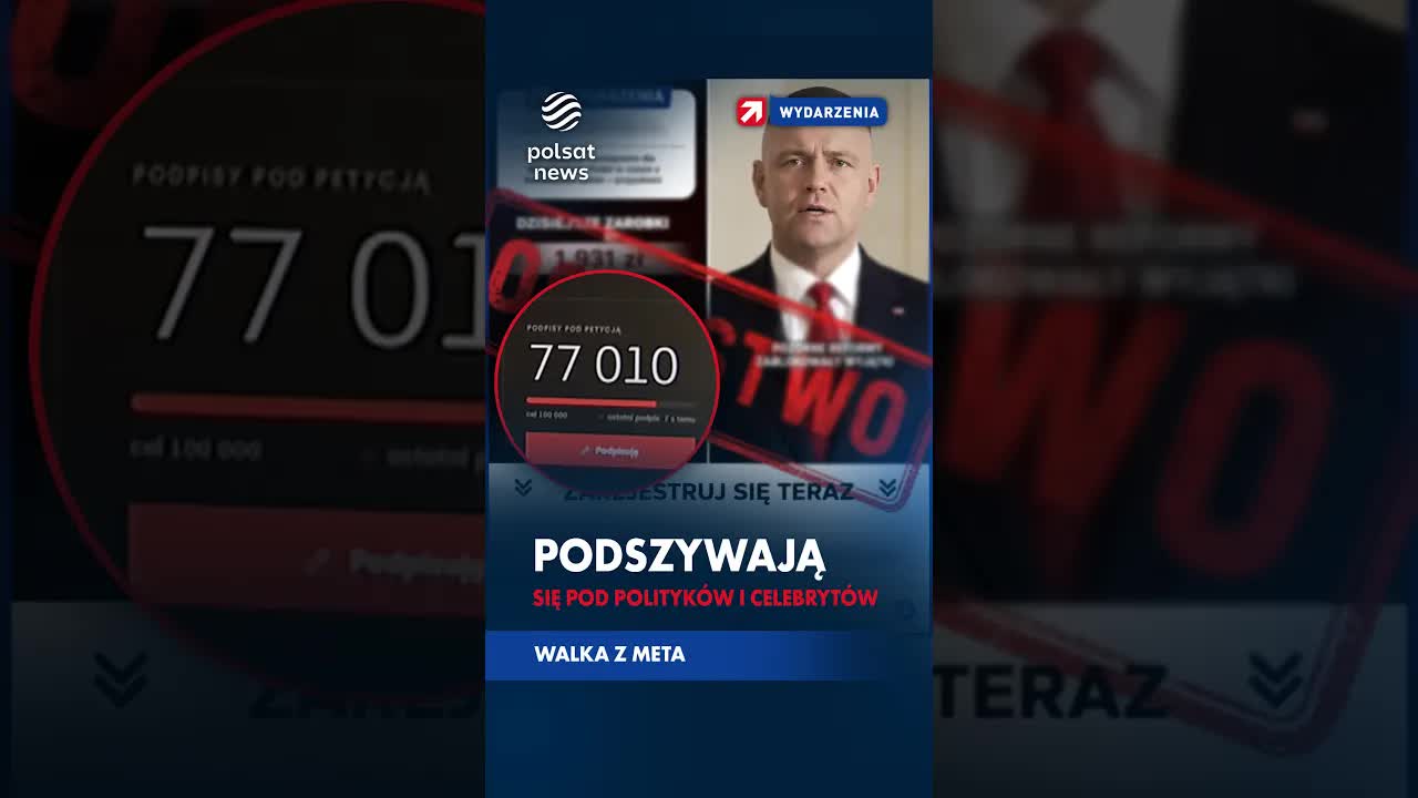 Fałszywe reklamy i deepfake'ry wobec Meta