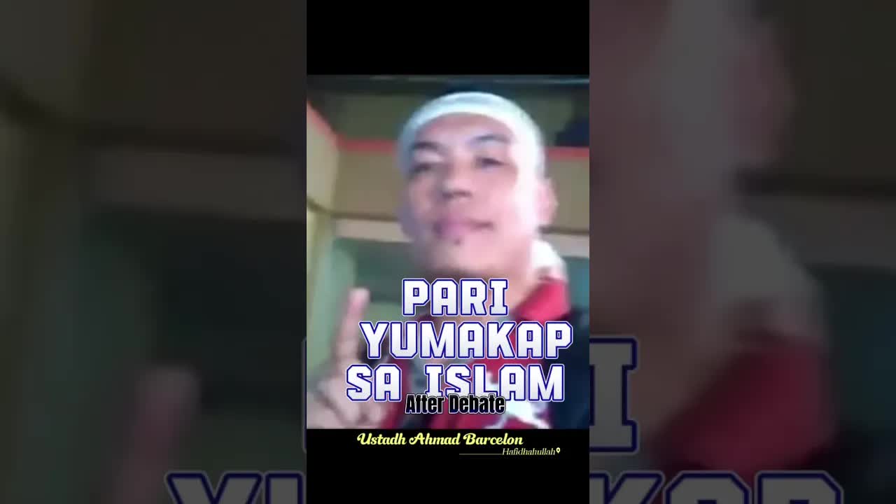 Pari yumakap sa Islam matapos ang mainit na debate