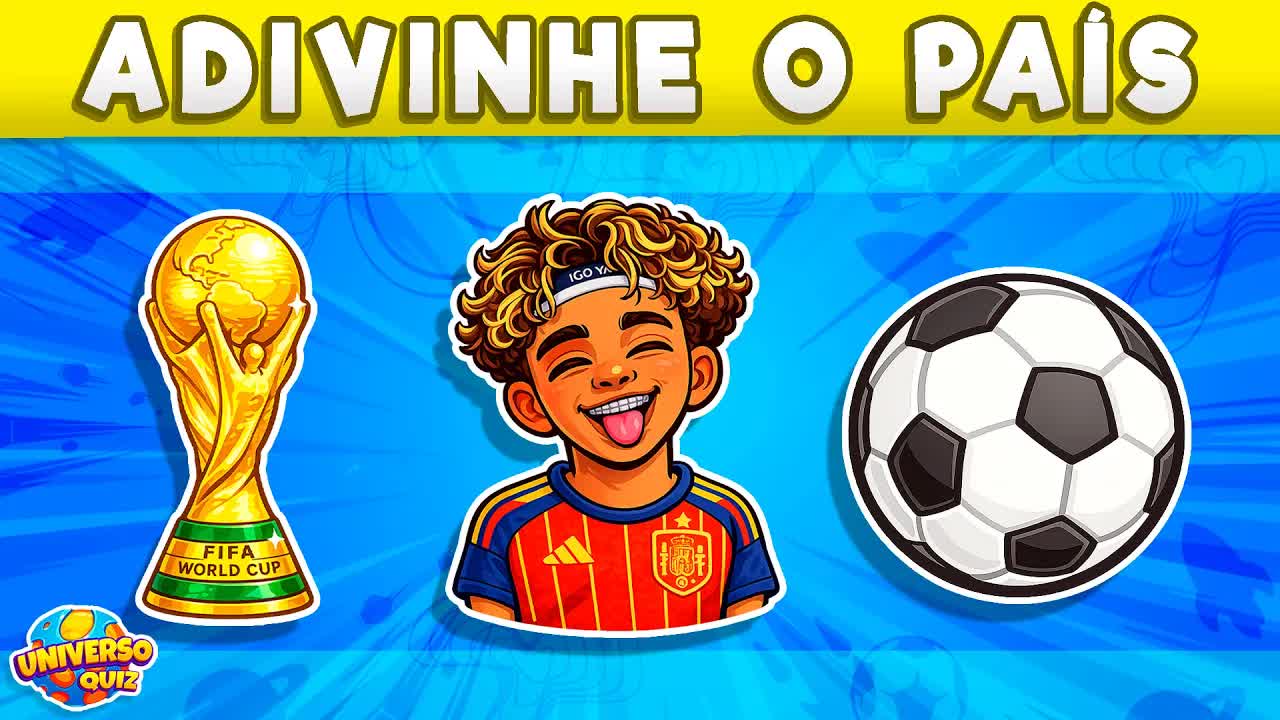 Adivinhe os Países pelos Emojis e Bandeiras