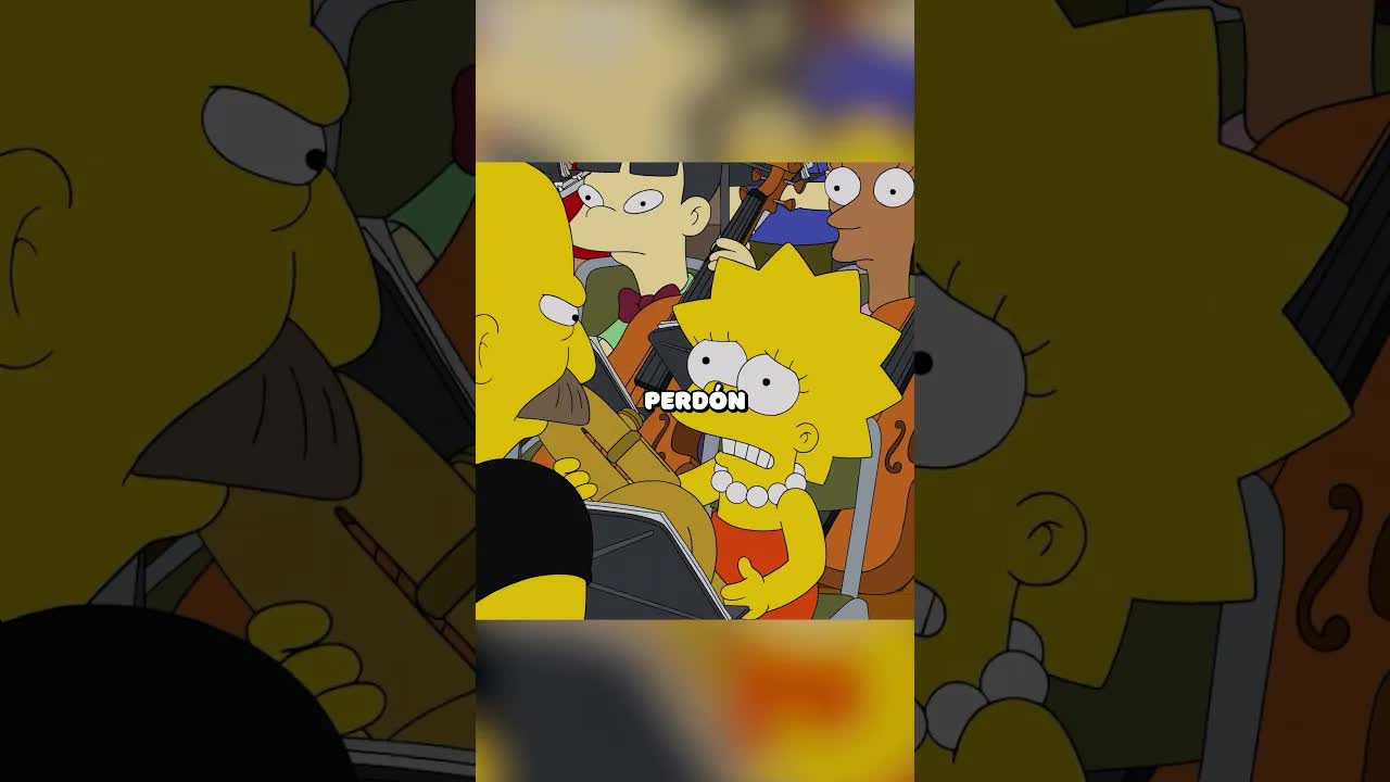 Lisa Simpson vs Brian en el concurso de saxofón