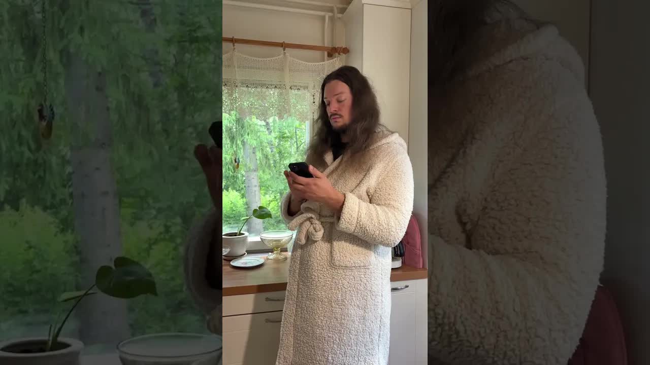 Äiti lähettää isän kauppaan hankkimaan ruokaa