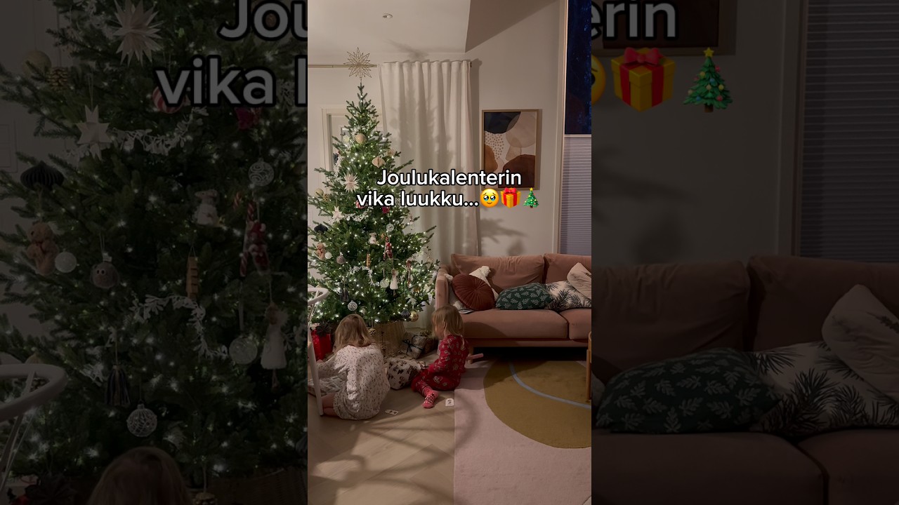 Joulupukin saapuminen ja lahja