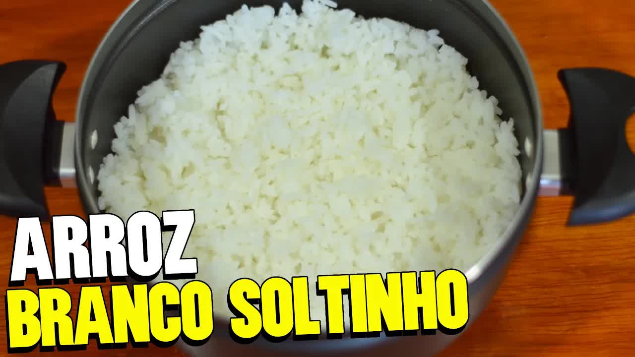 Como fazer arroz branco soltinho em 15 minutos