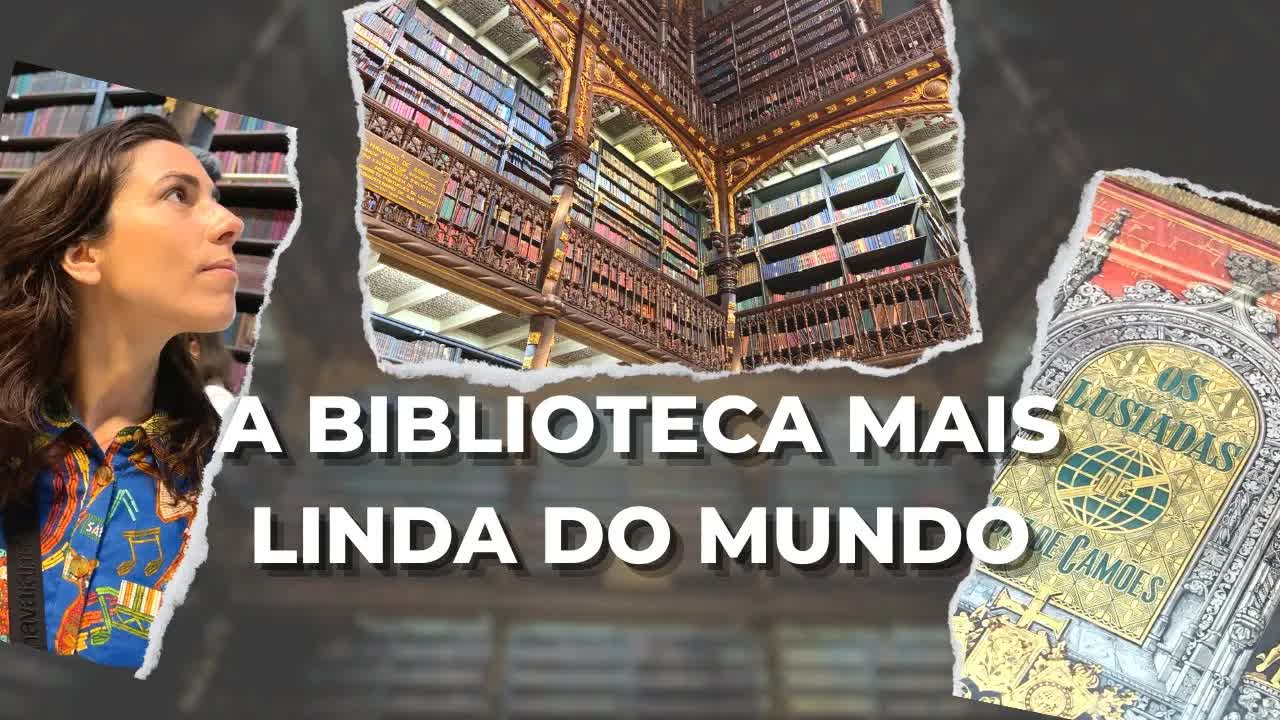 Visitando a biblioteca mais bonita do Brasil