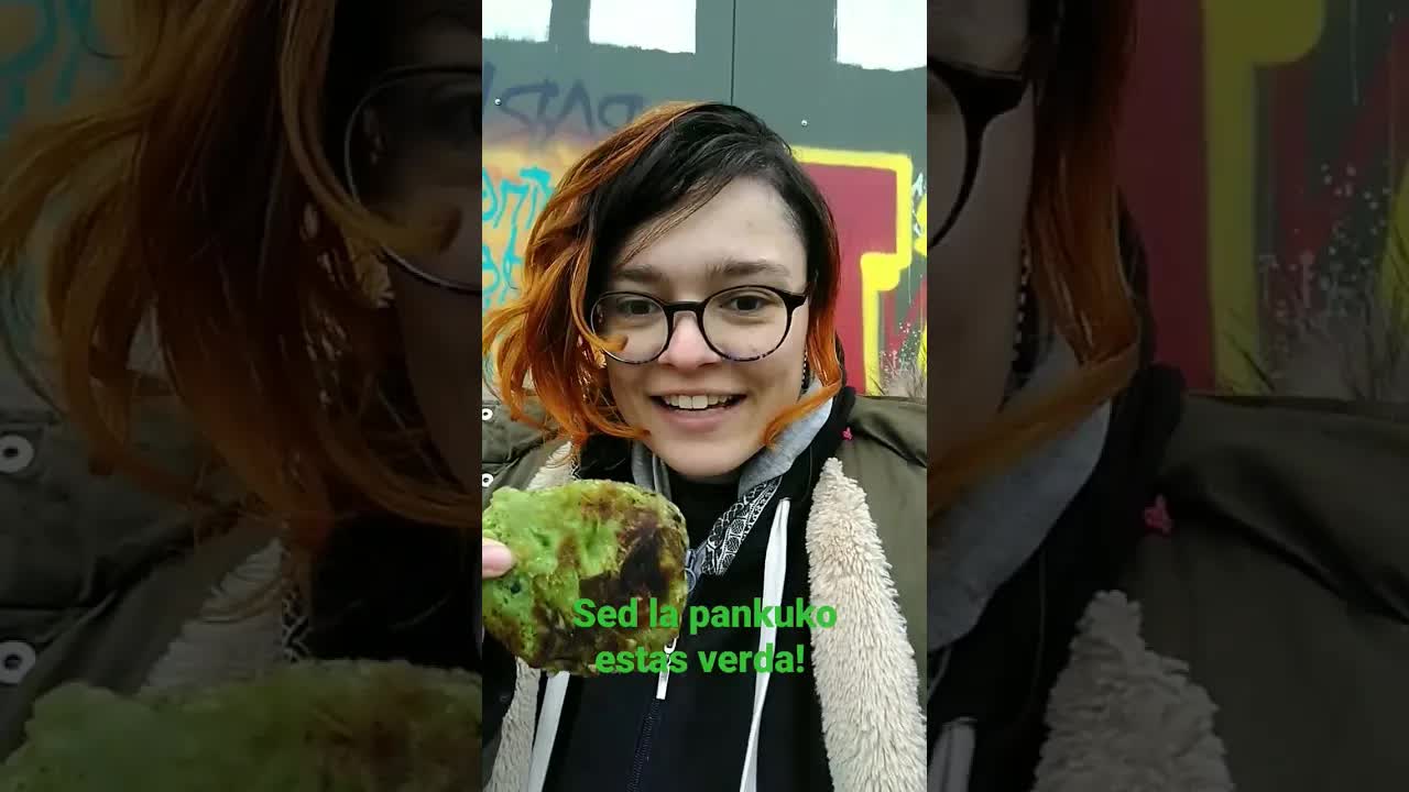 Manĝi verdan pankukon por Zamenhof! #esperanto #zamenhof