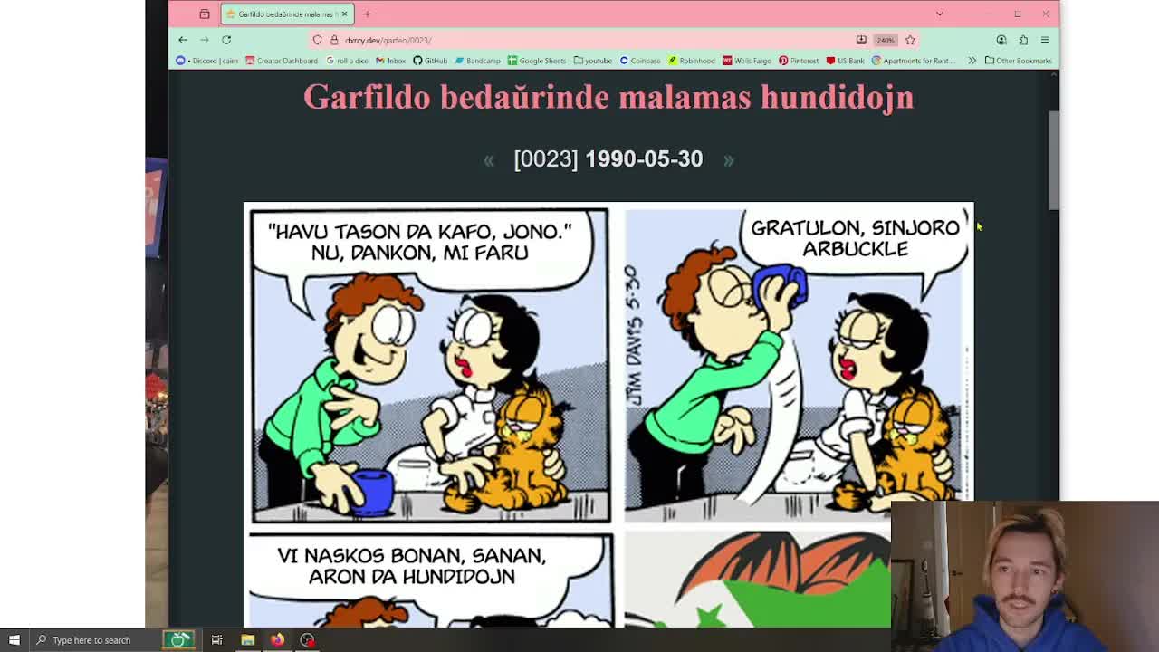 Garfield en Esperanto: Jon kaj la Katidoj