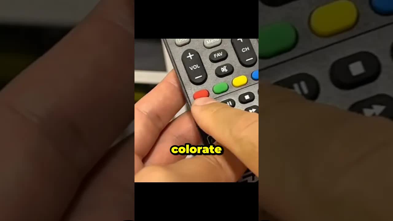 Ce fac butoanele colorate de la telecomandă?