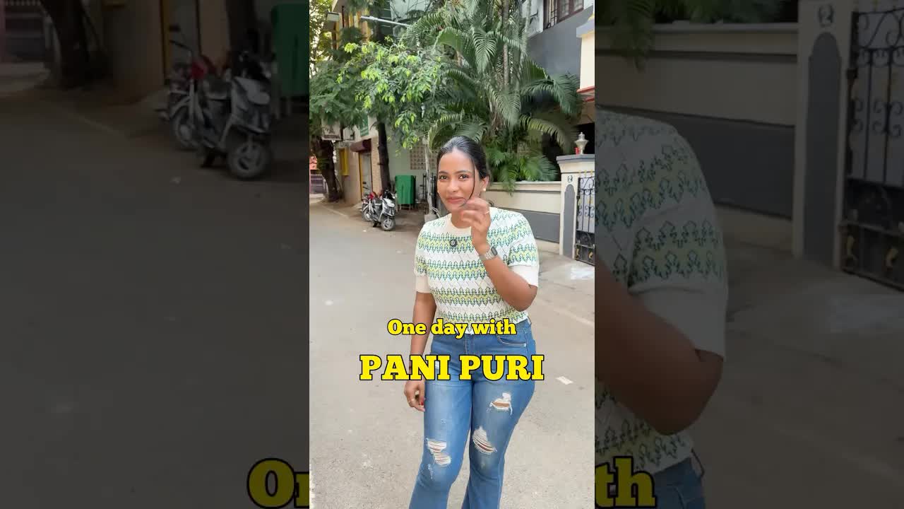 ஒரு நாள் முழுக்க பானிப்பூரி சாப்பிடும் சேலஞ்ச்