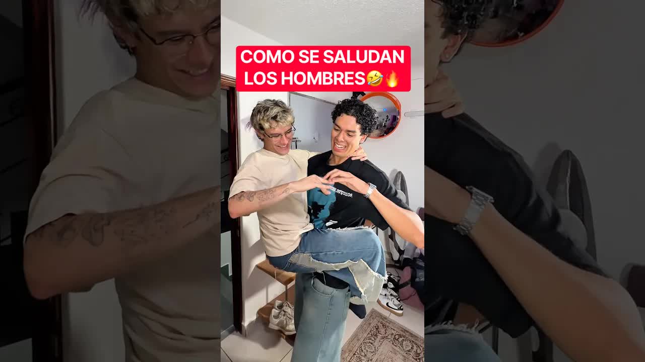 Cómo se saludan los hombres realmente