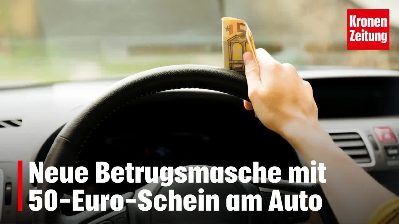 Betrug mit Geldschein am Auto vermeiden