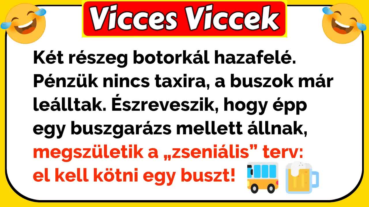 Két részeg barát és a buszgarázs trükkje