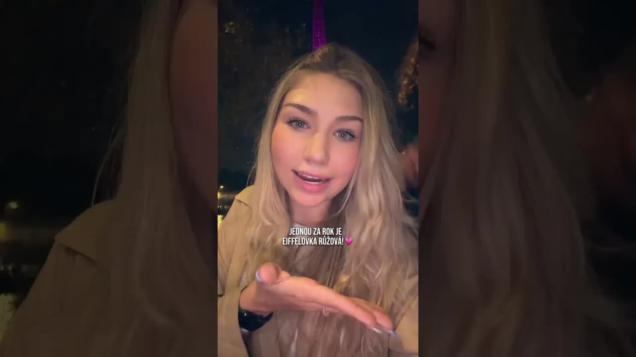 Blikající růžová mašle pro podporu boje proti rakovině