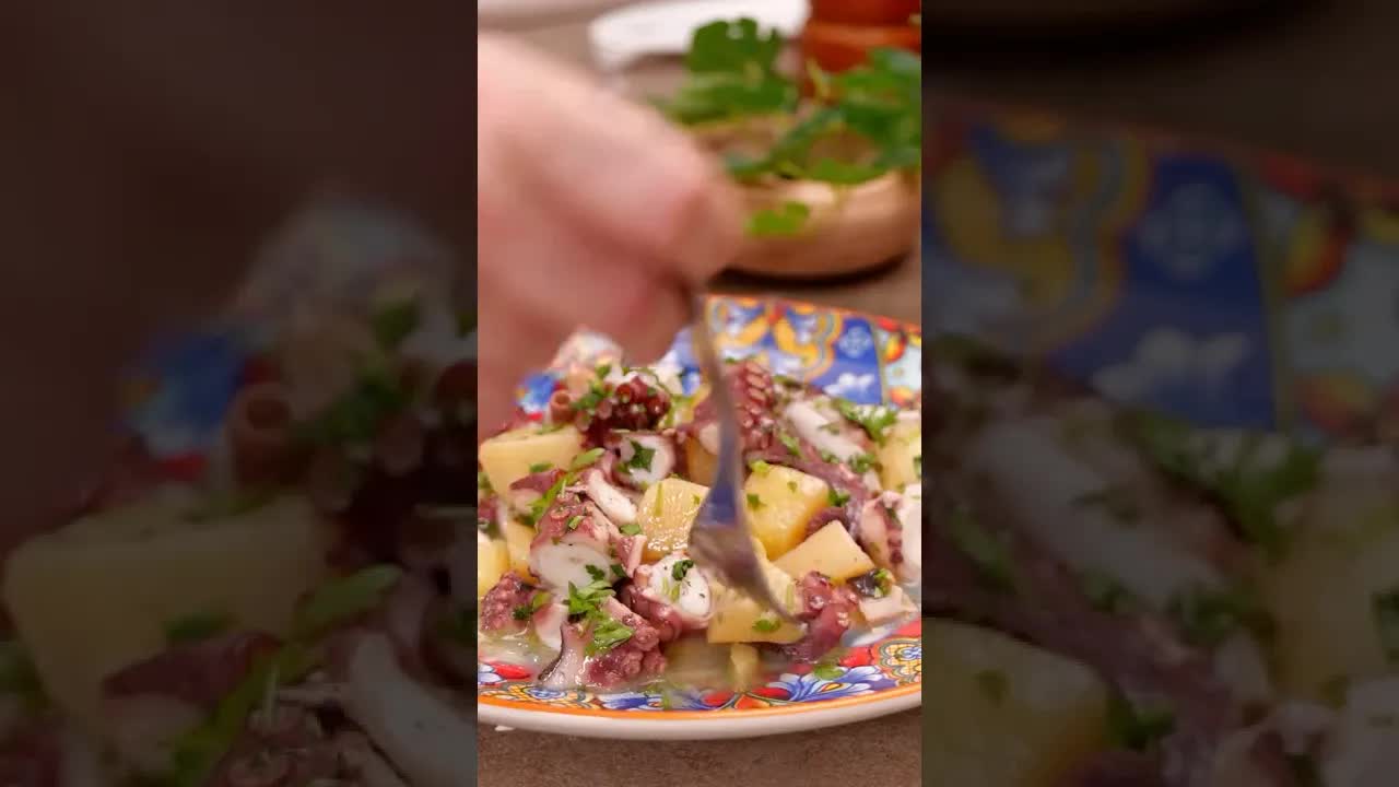 Come preparare polpo e patate all'insalata