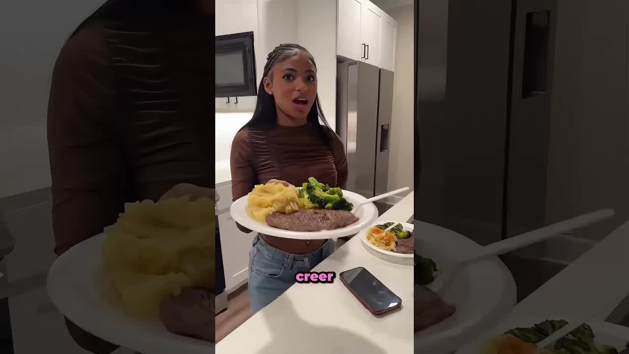 Ella no quiere compartir su comida