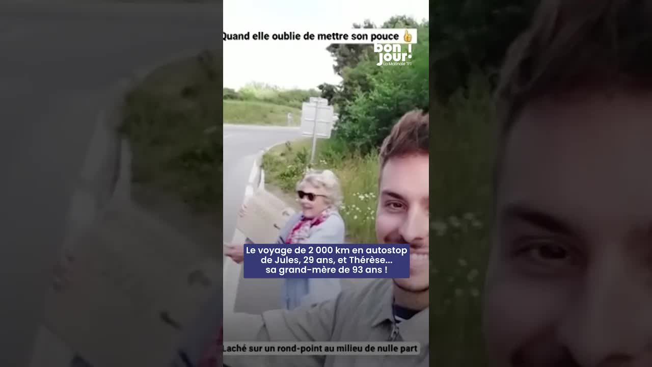 Le voyage en autostop de Jules et sa grand-mère