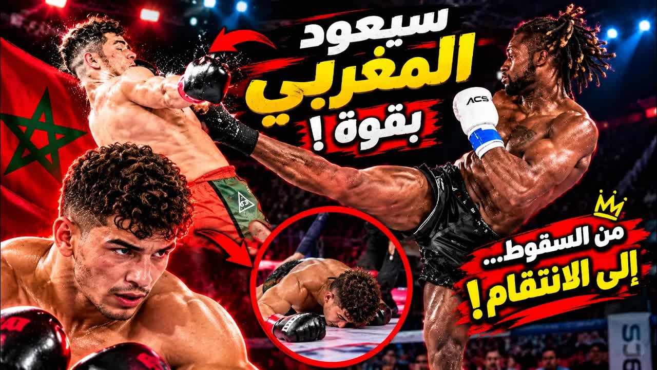 المغربي يعود بقوة بعد ركبة مدمرة