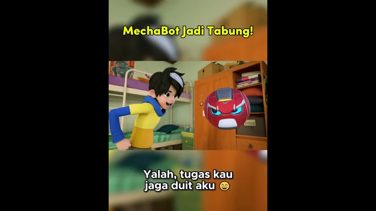 MechaBot Jadi Tabung! Misi Lawan Boros
