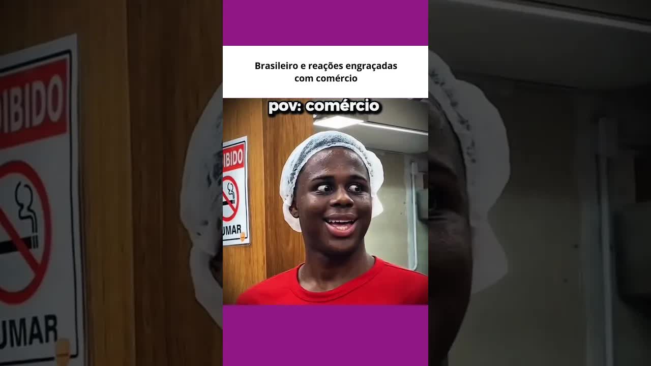 Reações engraçadas em comércios brasileiros