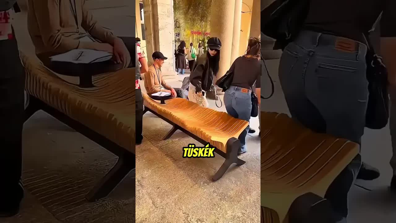 Kényelmetlen padok és az emberek kreativitása