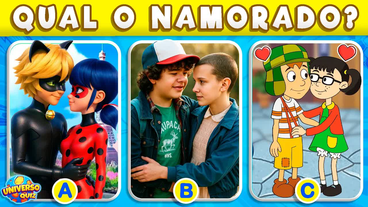 Adivinhe os Casais Famosos: Quiz de Romances