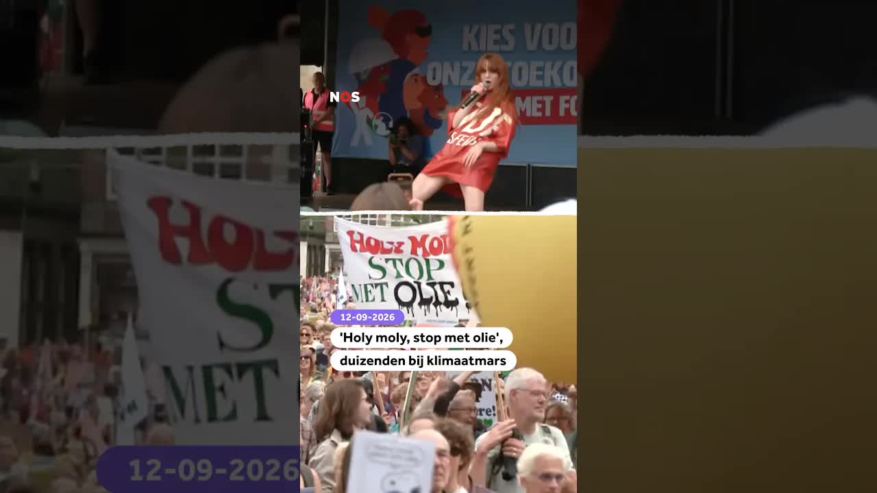 Klimaatmars in Amsterdam: jongeren eisen actie