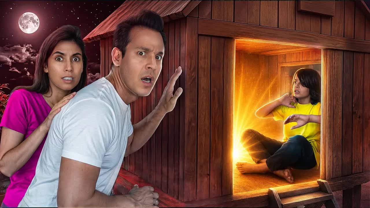 בן מסתיר סוד גדול בבית העץ