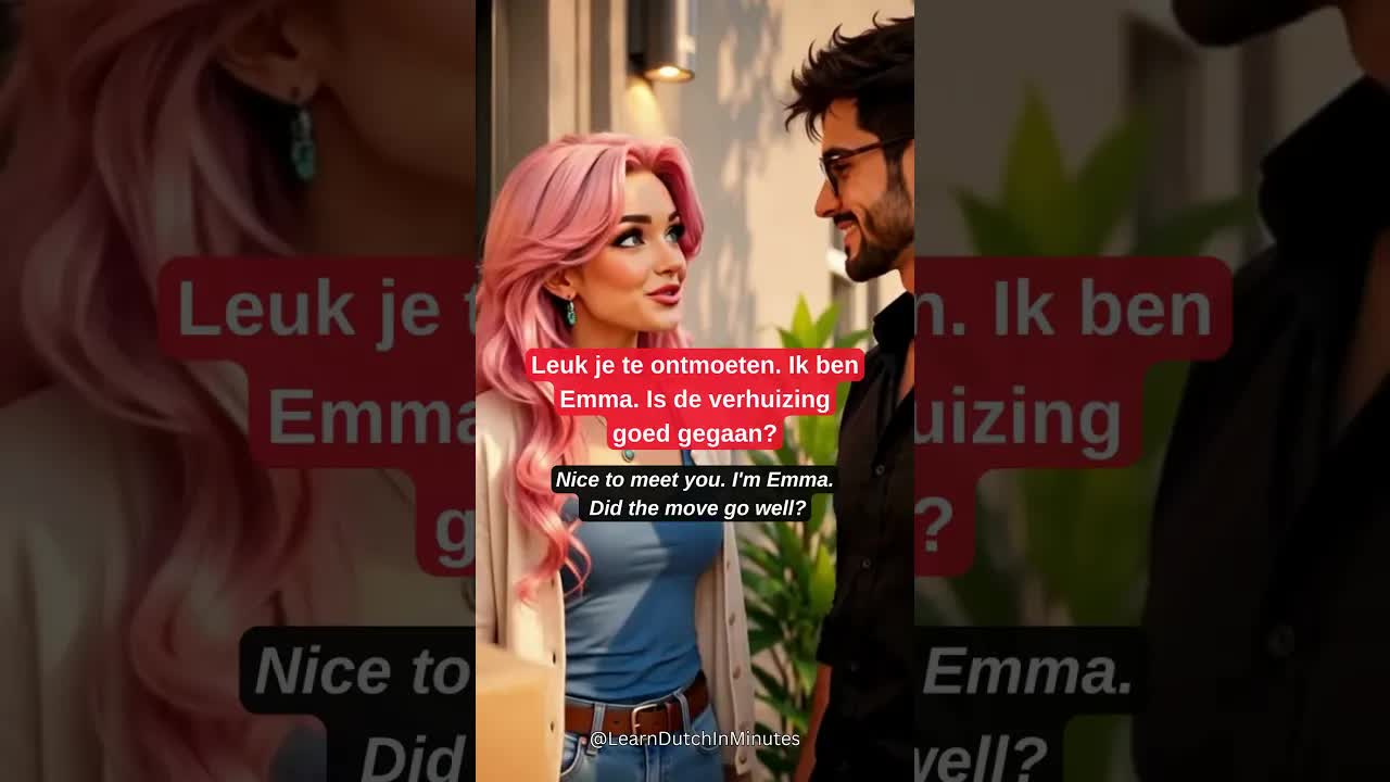 Kennis maken met de nieuwe buurvrouw